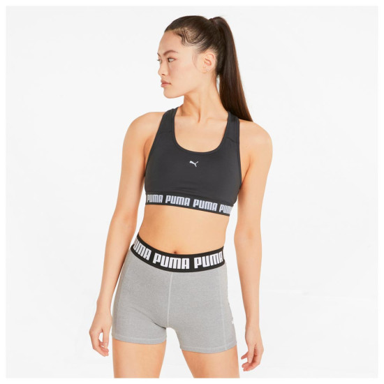 Puma Γυναικείο μπουστάκι Mid Impact Puma Strong Bra Puma Γυναικείο μπουστάκι Mid Impact Puma Strong Bra